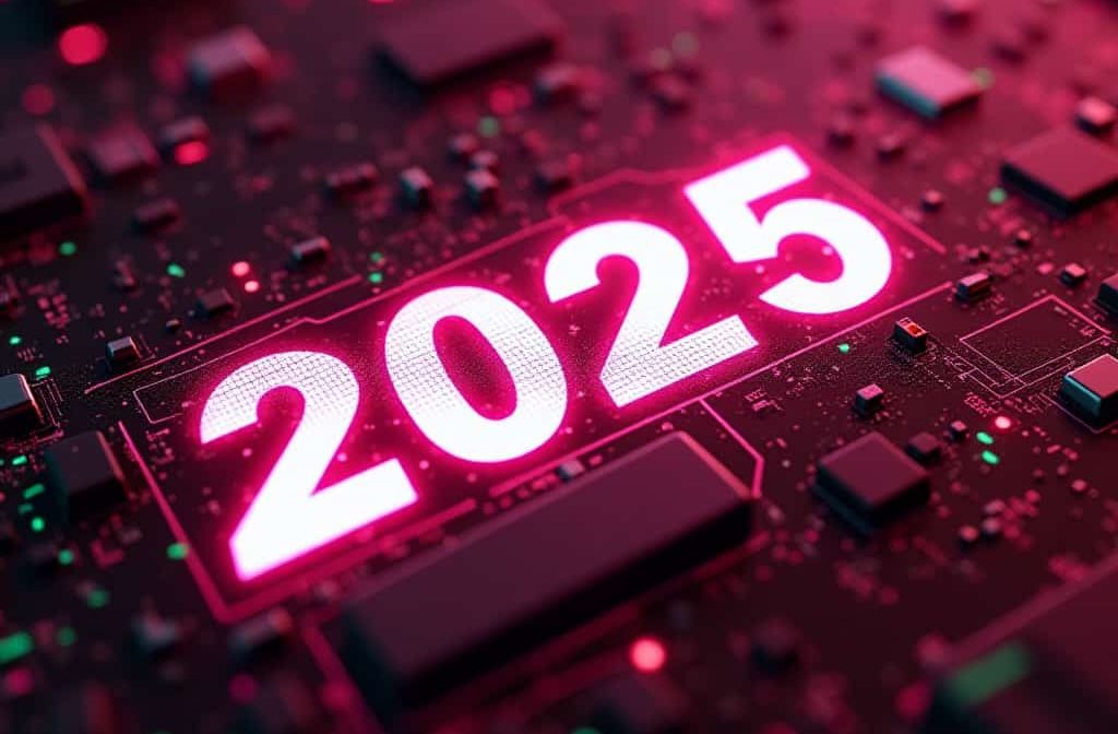 An illustration of digital landscape in 2025